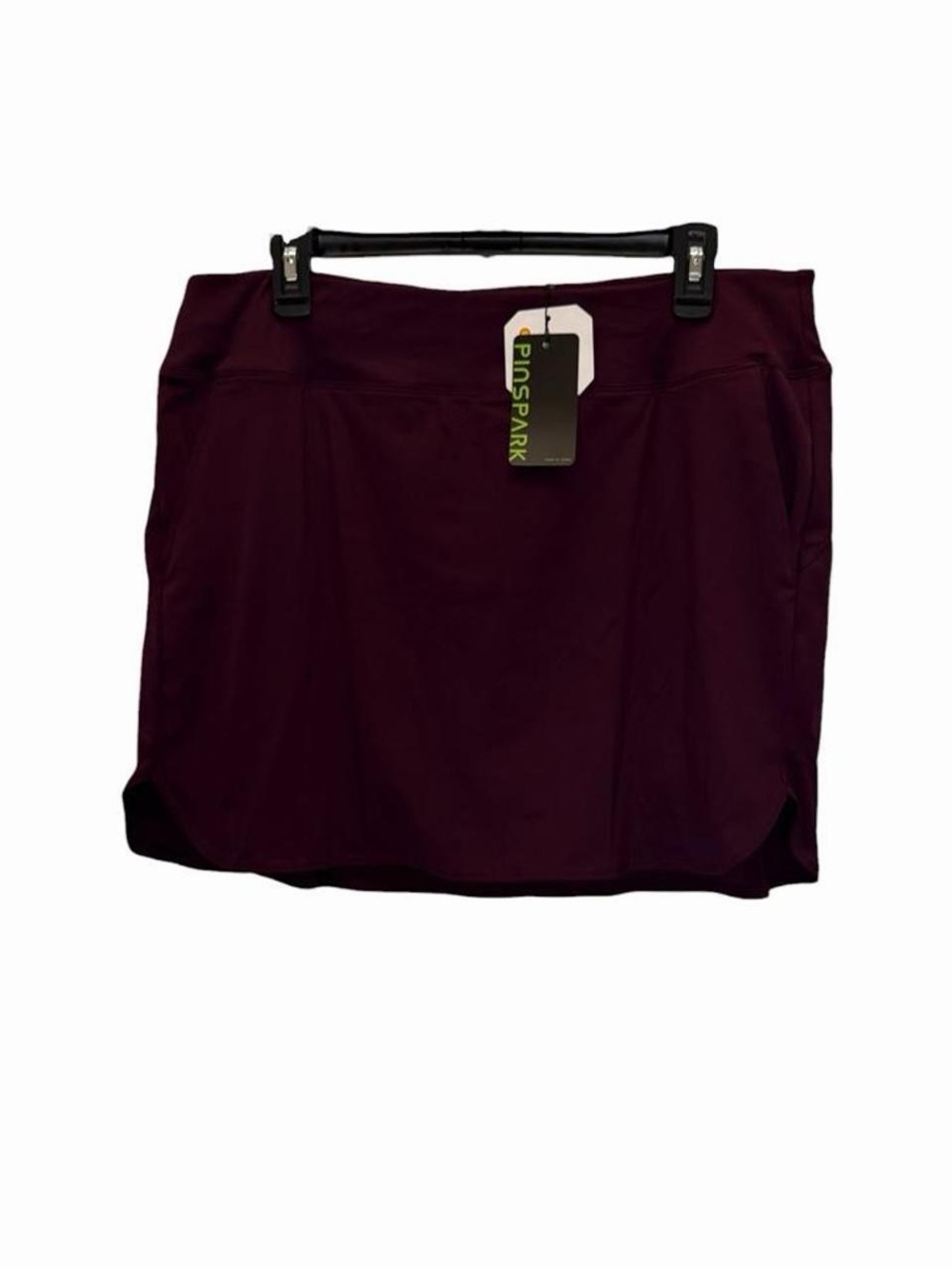 PINSpark Women's Maroon Active Mini Skirt